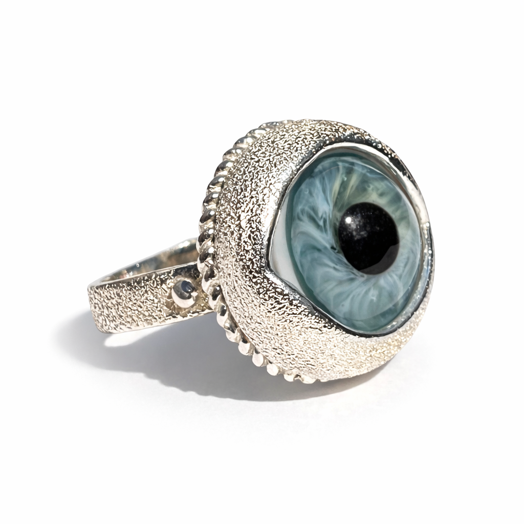 ORACLE Blown Glass Eye Ring - sz 6.25 – Eyeba