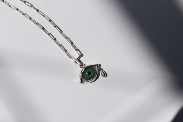 Crying Turqouise Eye Pendant