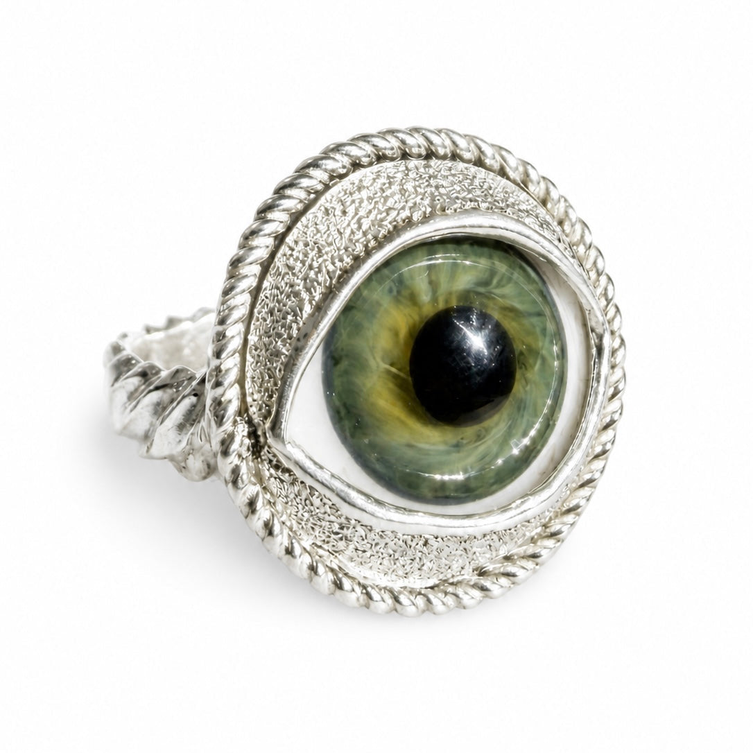 SKETCH Blown Glass Eye Ring - 7.75 – Eyeba