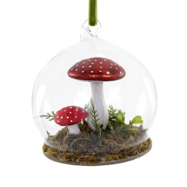 Woodland Mushroom Globe Ornament