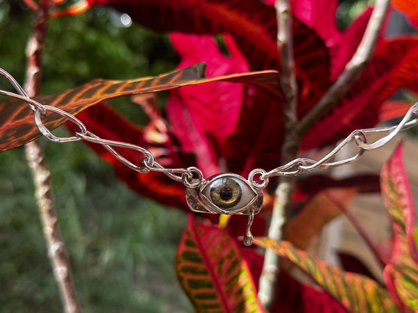 Eyeba x Anaïs and Alaïa Crying Eye Necklace