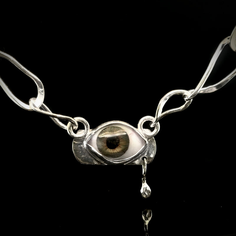 Eyeba x Anaïs and Alaïa Crying Eye Necklace