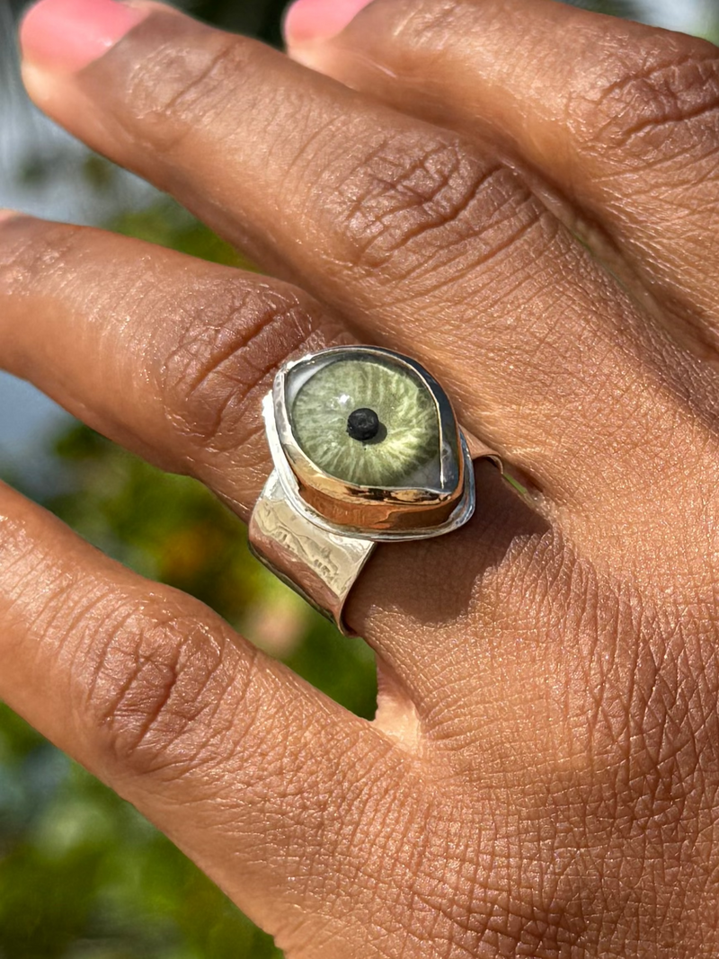 Eyeba x Anaïs and Alaïa Ring - sz 7