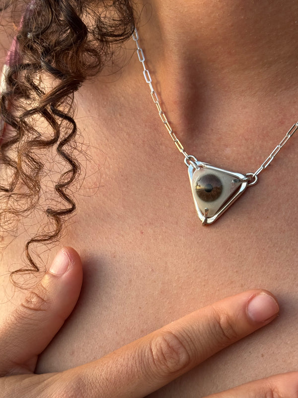 Eyeba x Anaïs and Alaïa Eye Necklace