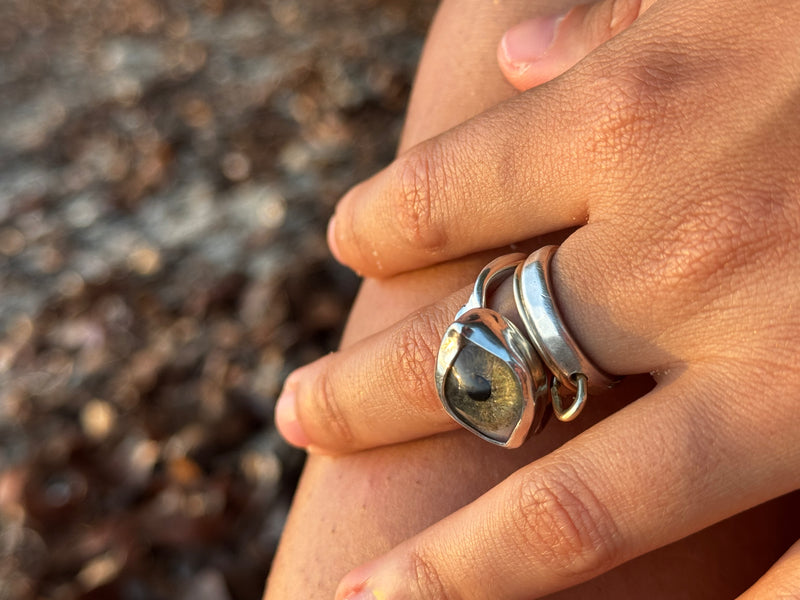 Eyeba x Anaïs and Alaïa Ring sz 7