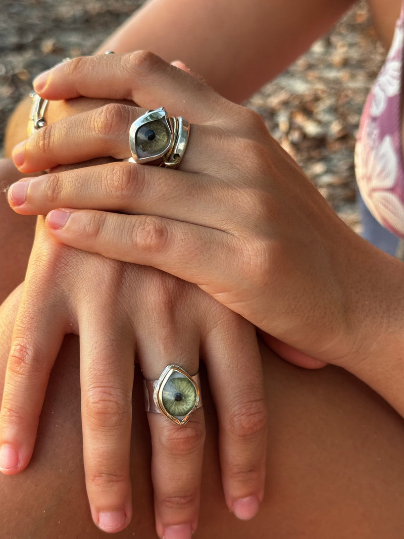 Eyeba x Anaïs and Alaïa Ring sz 7