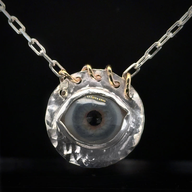 Eyeba x Anaïs and Alaïa Eye Necklace