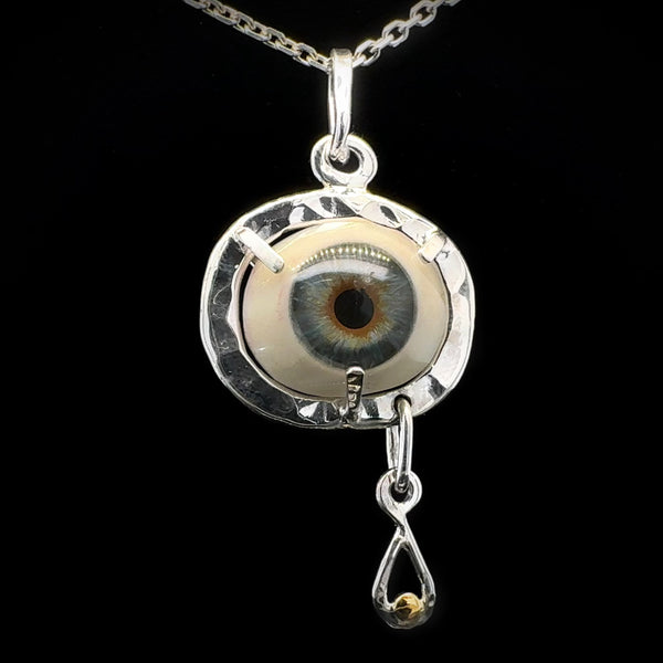 Eyeba x Anaïs and Alaïa Eye Pendant with tear