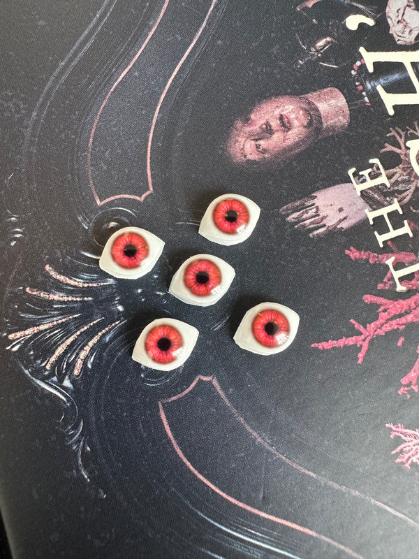 5 Custom Glowing Red Mini Eyes