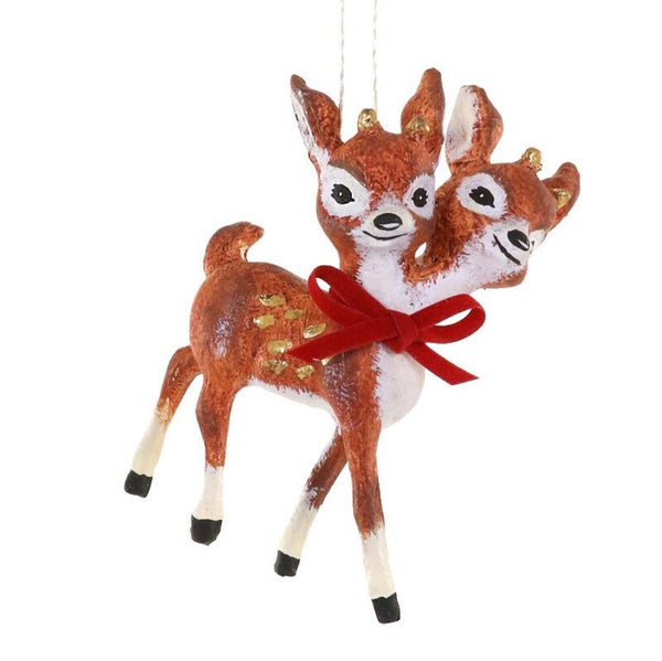 Twin Deer Ornament