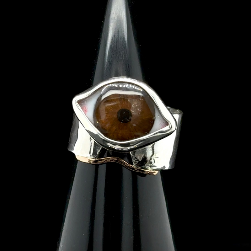 Eyeba x Anaïs and Alaïa Ring - sz 9