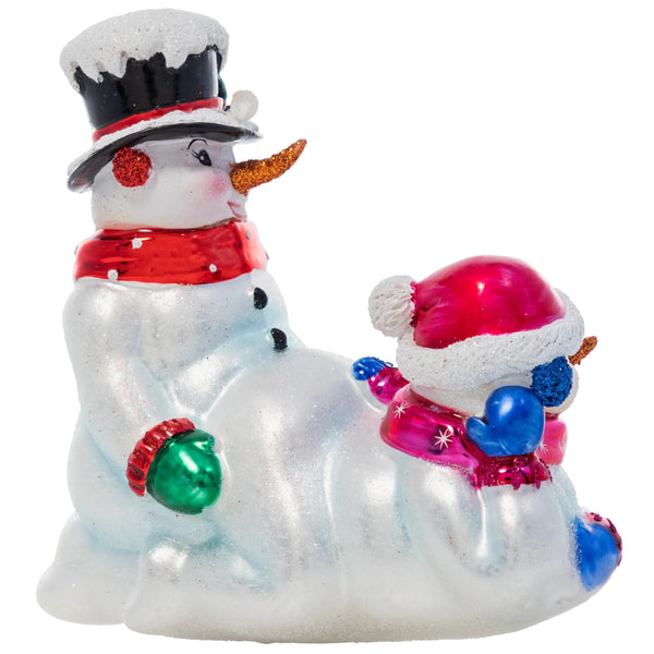 Snow Plowing Ornament