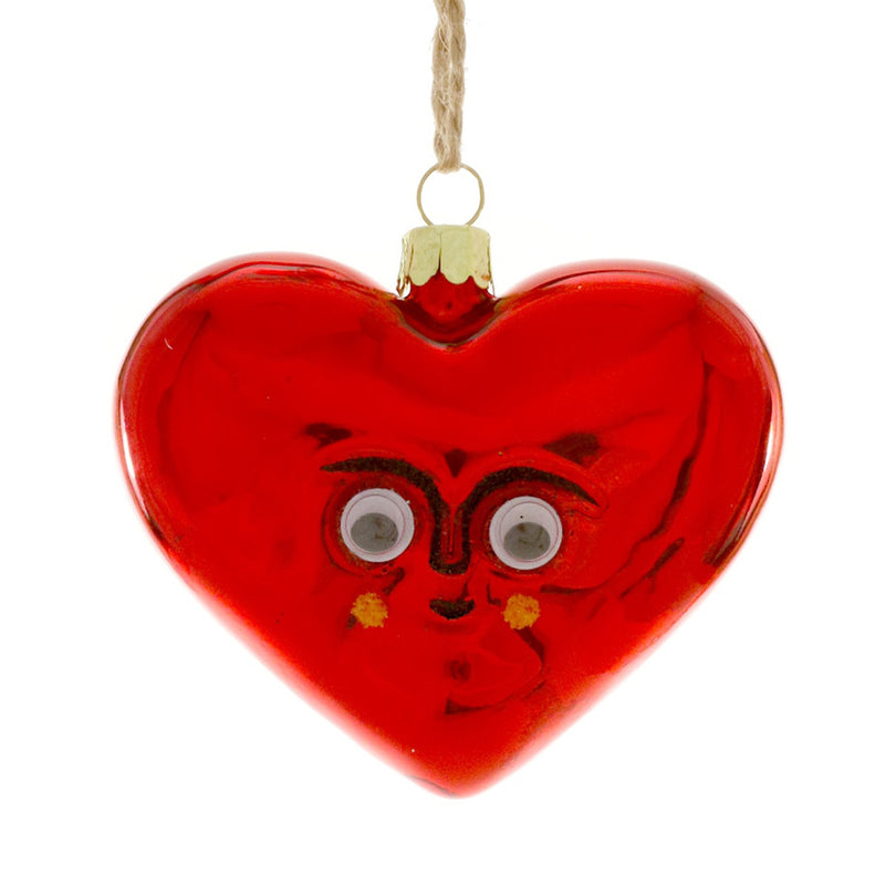 Googly Eye Heart Ornament