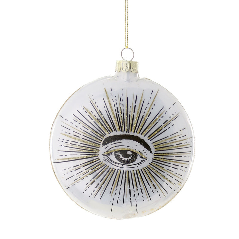 All Seeing Eye Disc Ornament