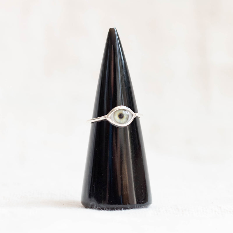 Black Onyx Hand Carved Ring Holder