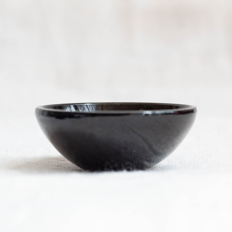 Black Onyx Hand Carved Catch All Bowl