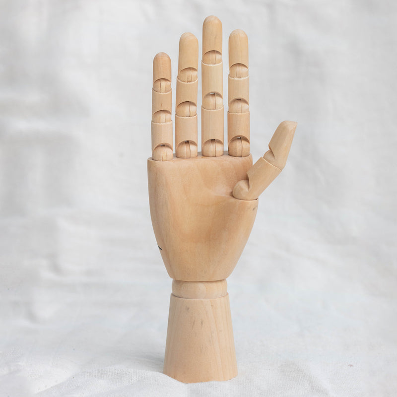 Wooden Hand Painted Eye Ring Holder