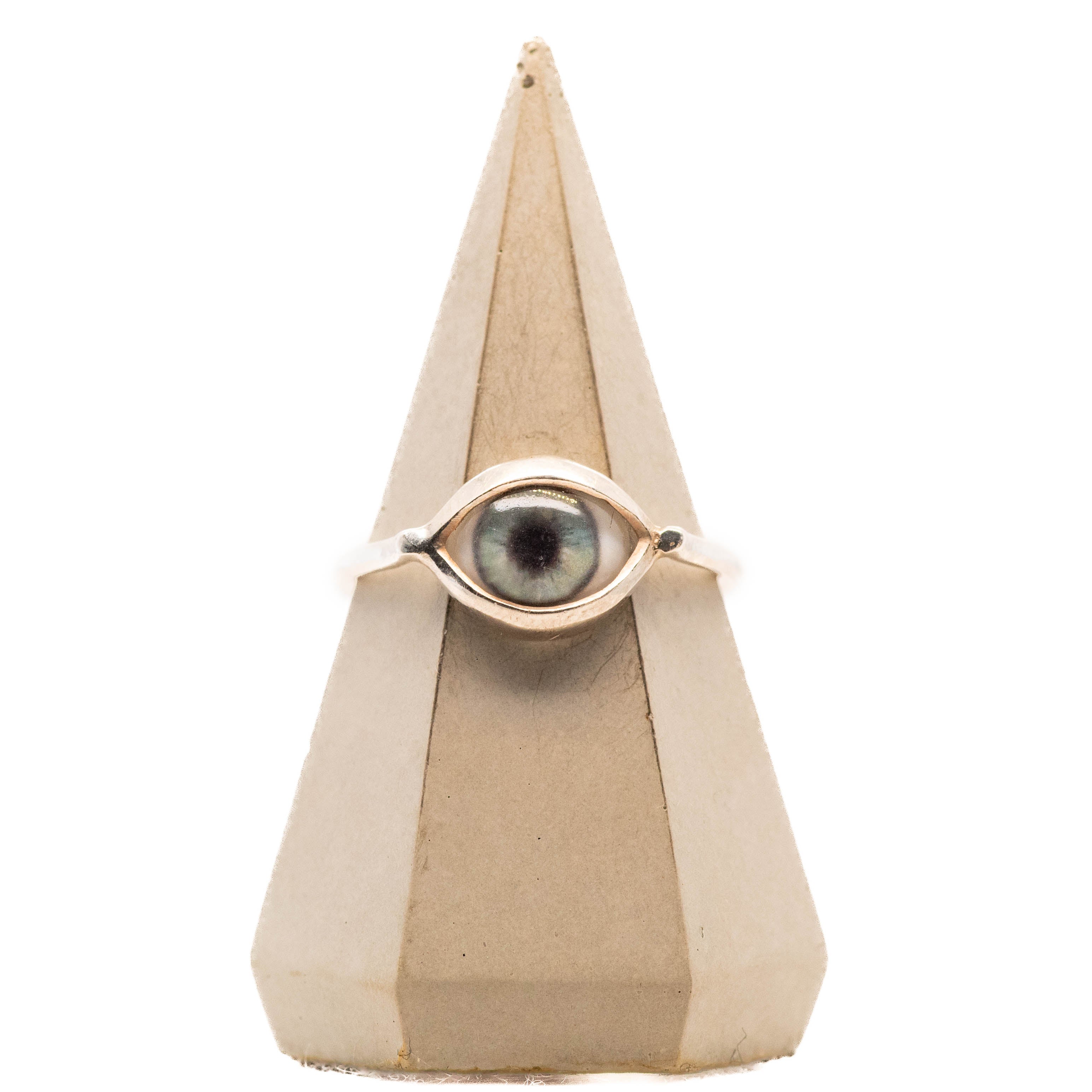 Turquoise Silver Mini Eye Ring – Eyeba