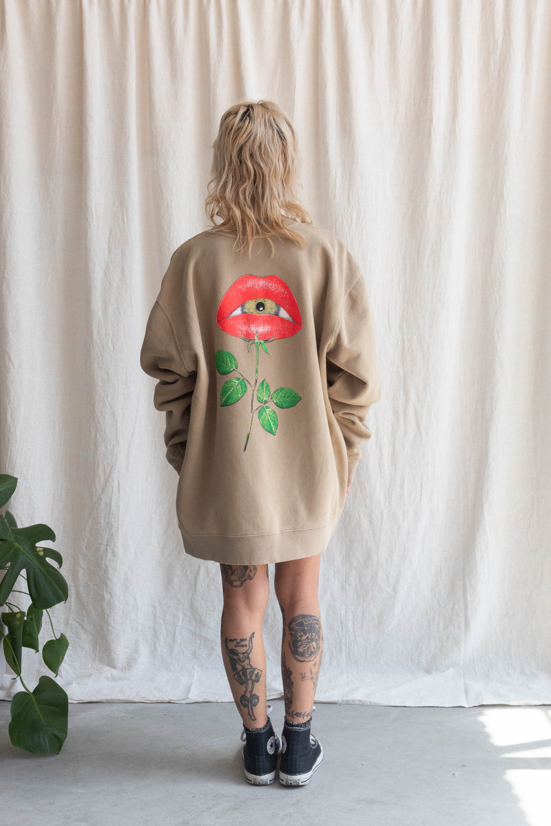 Rose Lips Crewneck