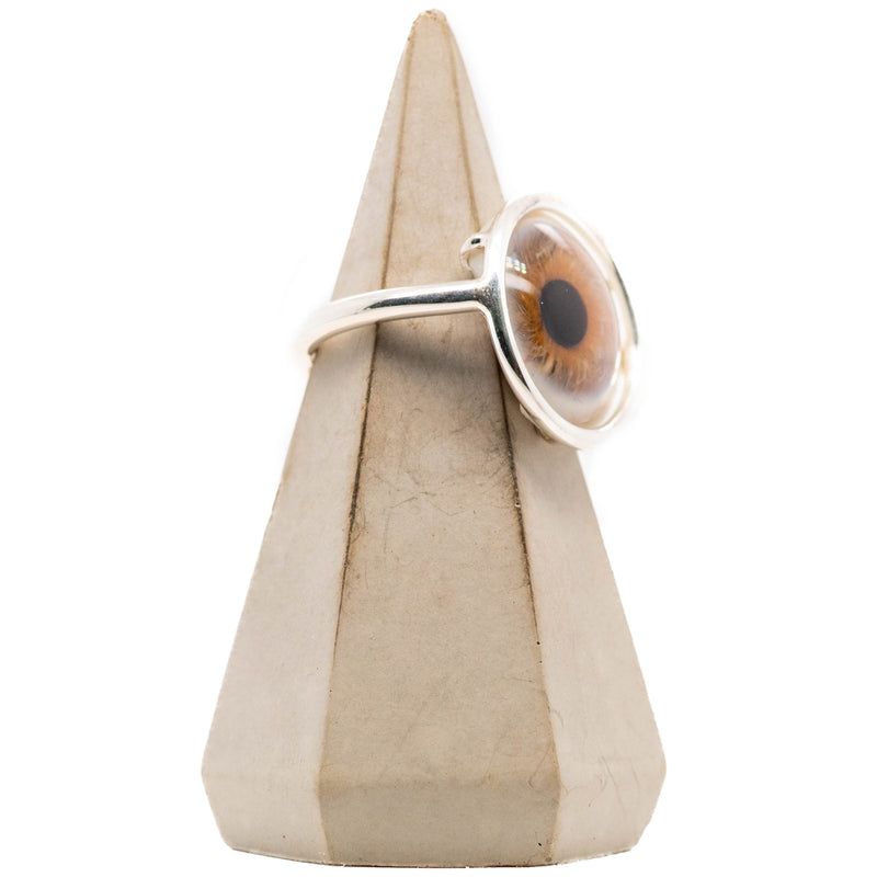 Hazel Circular Glass Eye Ring