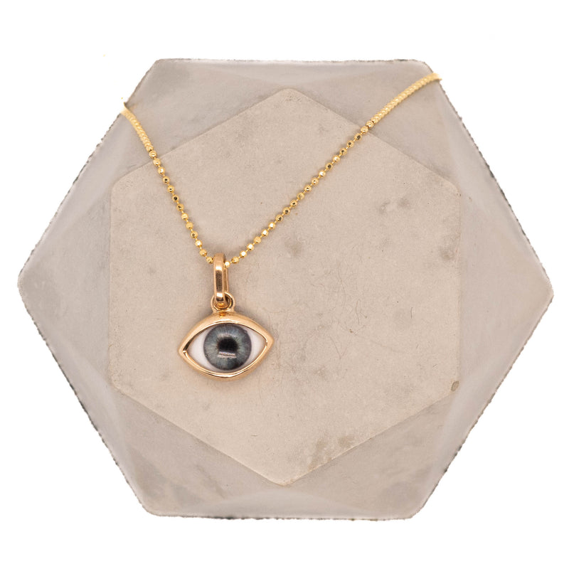 Dark Blue Gold Mini Pendant