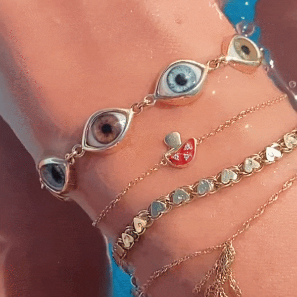 Custom Many Mini Eye Bracelet