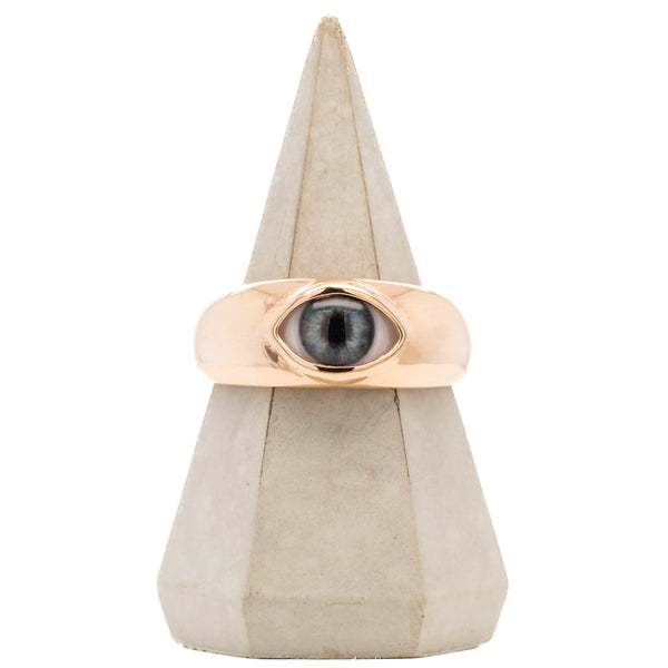 Custom Thick Mini Eye Ring